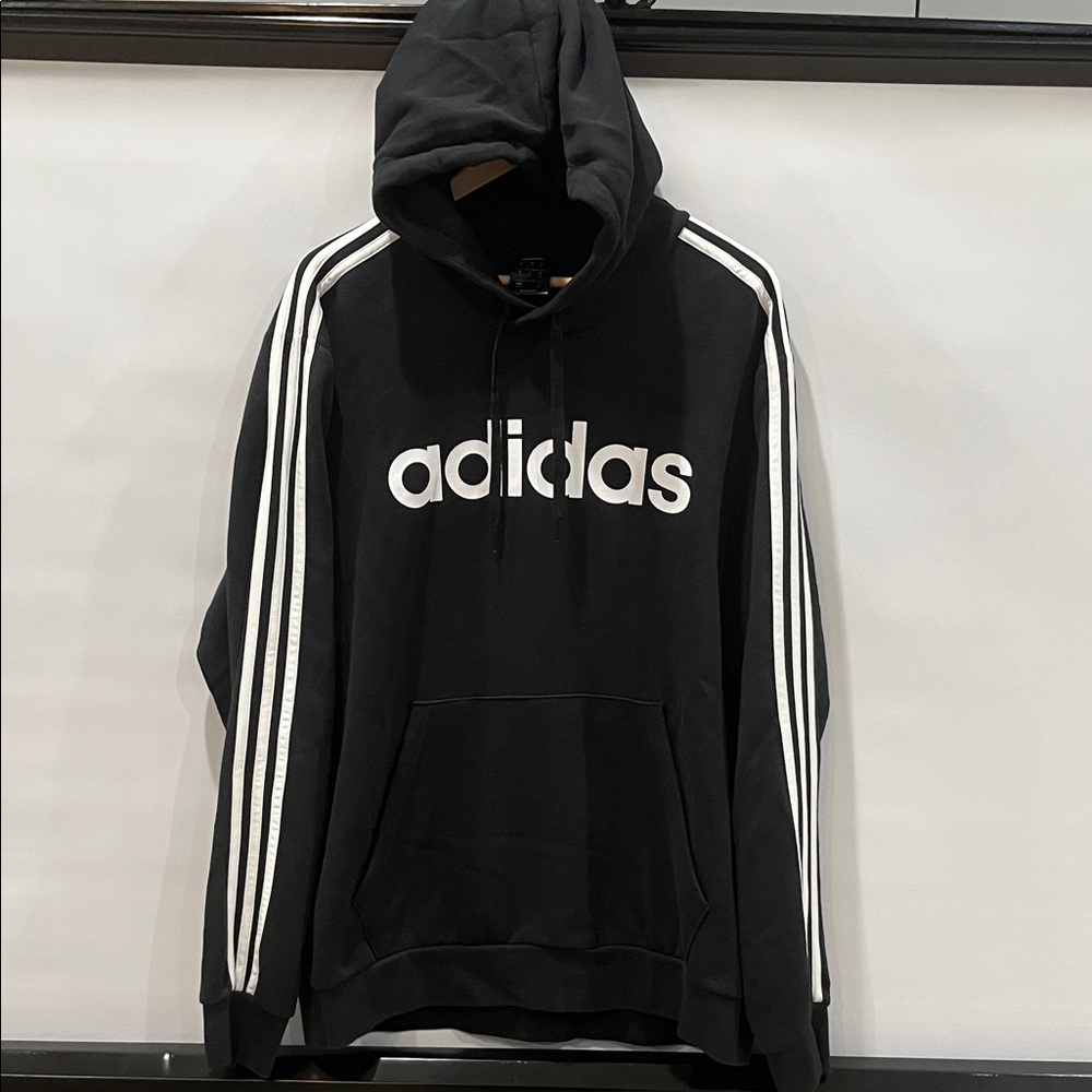 Adidas Black Hoodie Mens XL